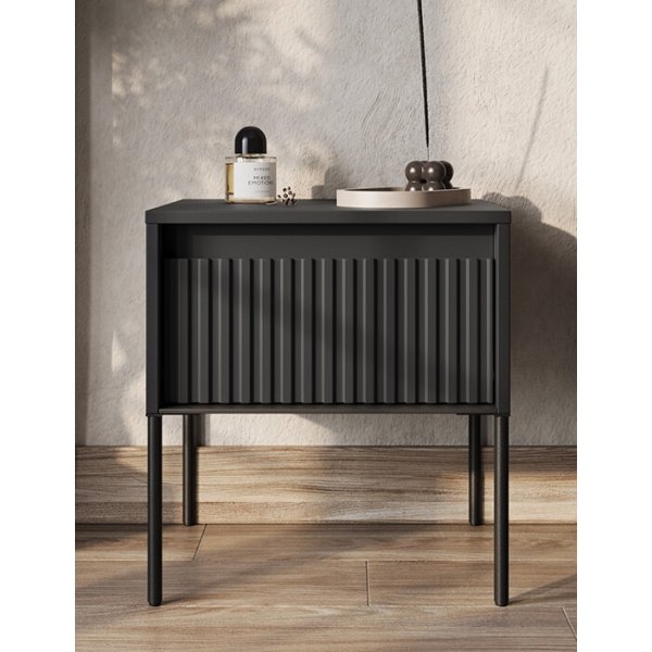 Trend nachtkastje - Zwart Trend nachtkastje - Zwart
