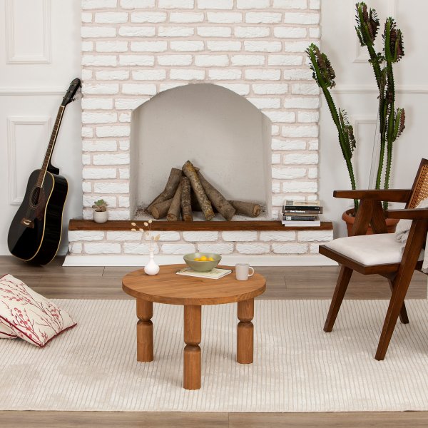 Table basse Ida Ø60 cm - Châtaignier Table basse Ida Ø60 cm - Châtaignier