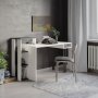 Loyd skrivbord 141x92 cm - Vit/antracit