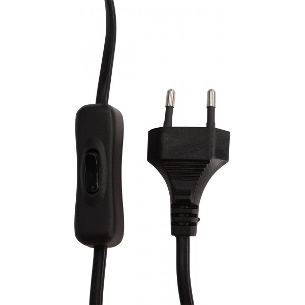 Lampe  poser Quentin - Verre fum/noir