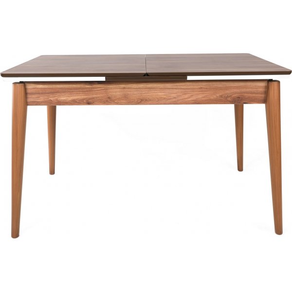 Table à manger Sigma 130-166 x 80 cm - Noyer/blanc Table à manger Sigma 130-166 x 80 cm - Noyer/blanc