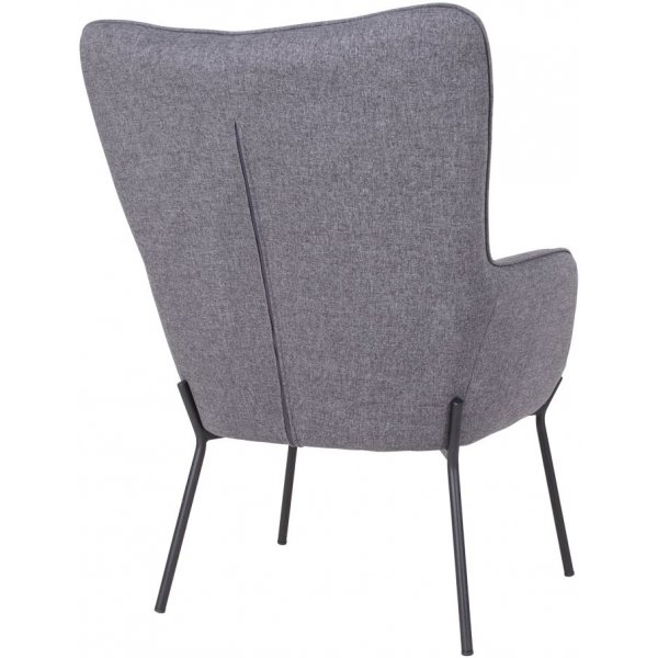 Glasgow F�t�lj - Gr�/svart