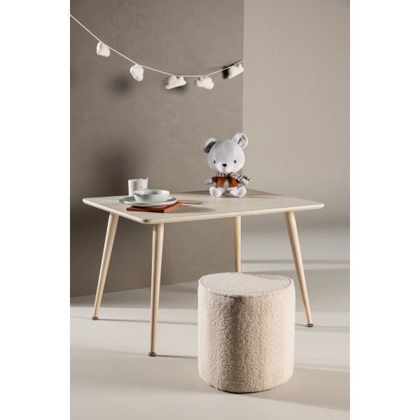 Table à manger enfant Polar 80 x 60 cm - Chaux Table à manger enfant Polar 80 x 60 cm - Chaux