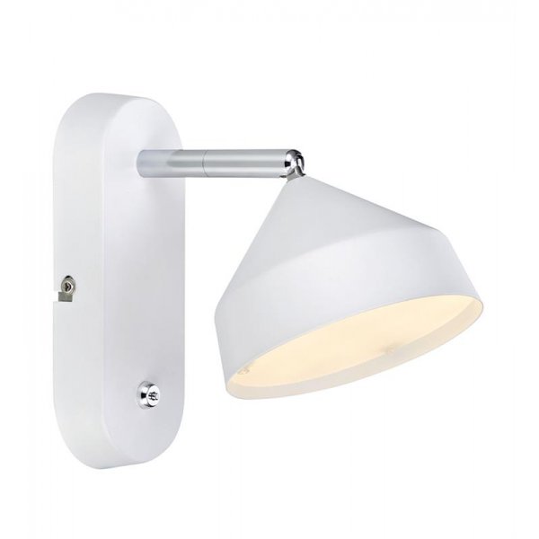 Tratt Vgglampa - Vit