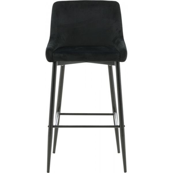 Argon barstol - Svart + Möbeltassar Argon barstol - Svart + Möbeltassar