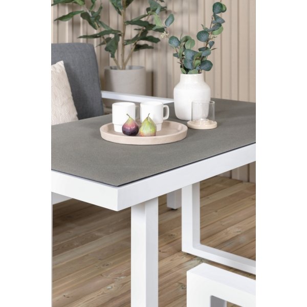 Barcelona soffgrupp - Vit/grå Barcelona soffgrupp - Vit/grå