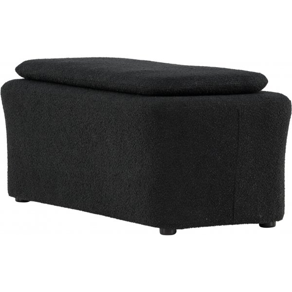 Pouf Laurel - Boucle noire Pouf Laurel - Boucle noire