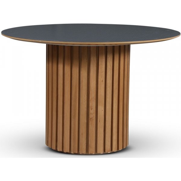 Sumo matbord 118 cm - Oljad ek / Perstorp mrkgr virrvarr
