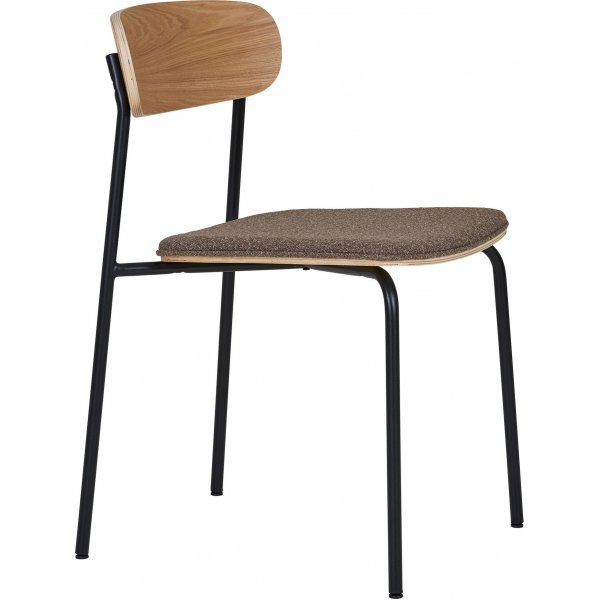 Chaise de salle  manger Estepona - Frne/marron/noir