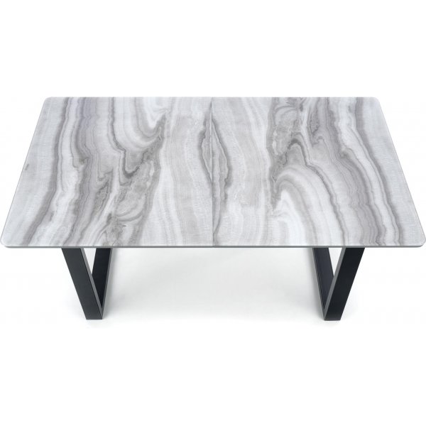 Nesta matbord 160-200 cm - Vit/gr