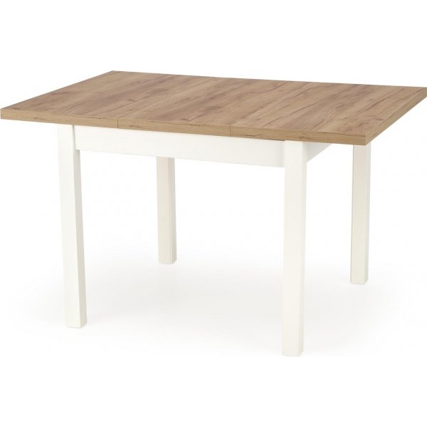 Table à manger Callahan 90-125 x 90 cm - Chêne artisanal/blanc Table à manger Callahan 90-125 x 90 cm - Chêne artisanal/blanc