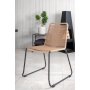 Paola utematgrupp med 6 st Lindos stolar - Beige/Svart/Natur