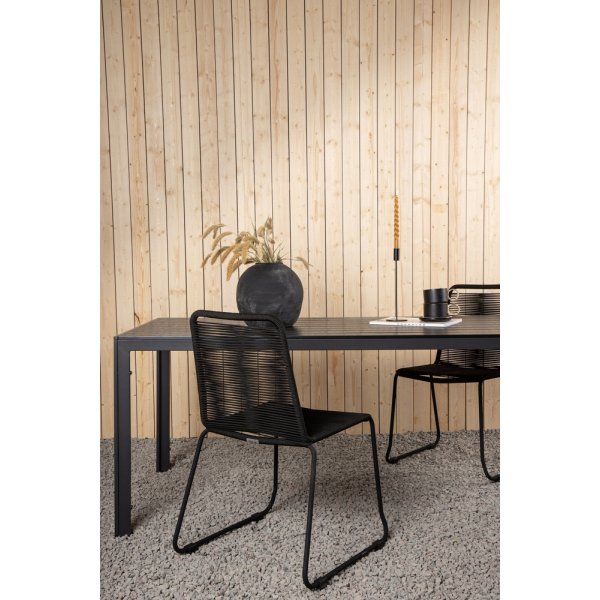 Break matbord 205 x 90 cm - Svart Break matbord 205 x 90 cm - Svart