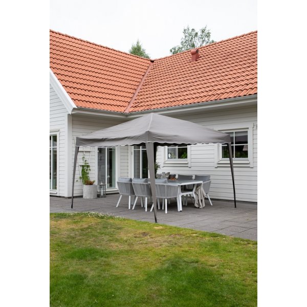 Easy Up pergola - Brun/Vit