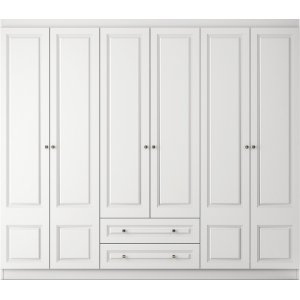 Armoire Inci 210 x 50 x 182 cm - Blanc