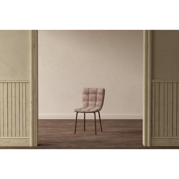 Matstol Punsch i brun sammet Matstol Punsch i brun sammet