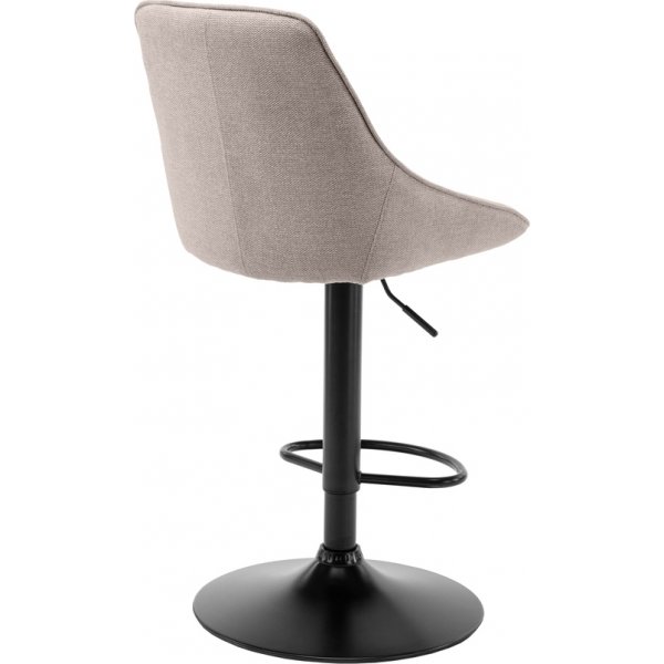 Tabouret de bar jumel avec vrin  gaz - Beige