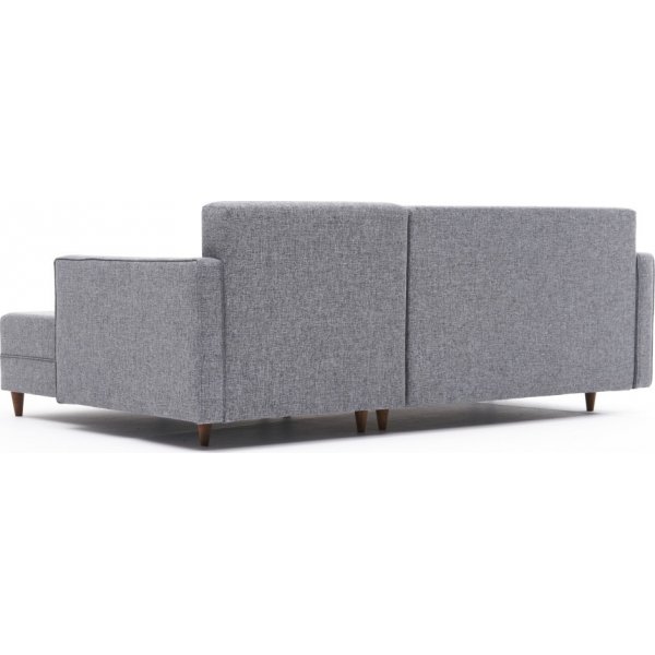 Aydam slaapbank rechts - Lichtgrijs