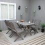Havng eetgroep (bank met 2 stoelen en tafel) - Grijs