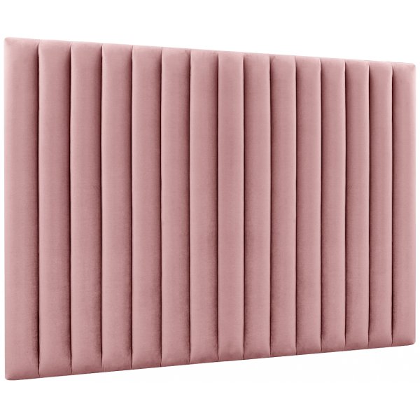 Tête de lit Ribbersborg (Velours rose) - Toutes largeurs Tête de lit Ribbersborg (Velours rose) - Toutes largeurs
