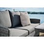 Torekov utegrupp med matbord - Gr konstrotting + Flckborttagare fr mbler