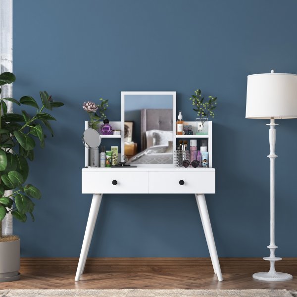 Bijou sminkbord 102 - Vit Bijou sminkbord 102 - Vit