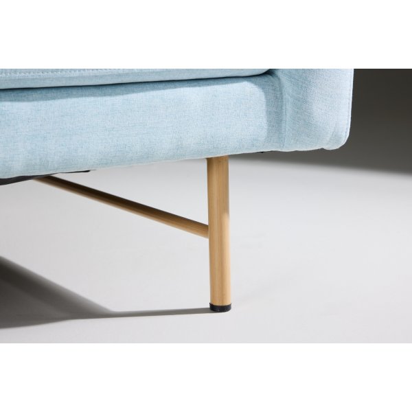 Sky 3-sits soffa - Babybl/Whitewash