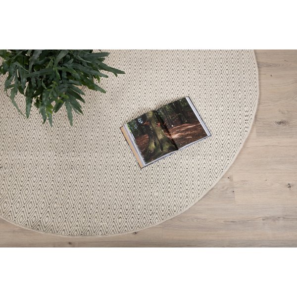 Penelope wollen vloerkleed - Beige wol Penelope wollen vloerkleed - Beige wol