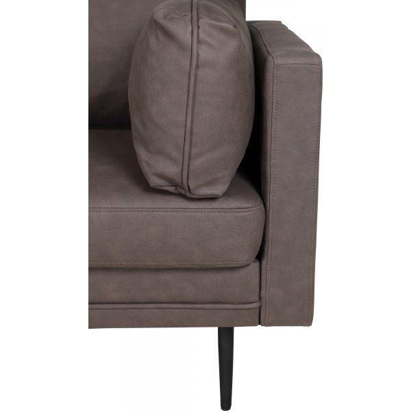 Canapé 2 places Savanna - Microfibre marron Canapé 2 places Savanna - Microfibre marron