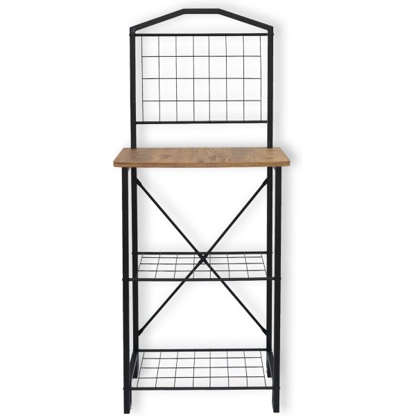 Etagre de cuisine Luke - Pin/noir