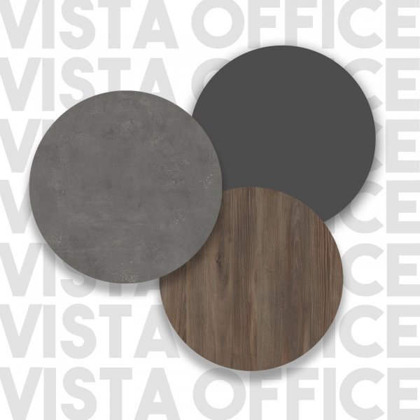 Vista ladekast - Bruin/beton/antraciet Vista ladekast - Bruin/beton/antraciet