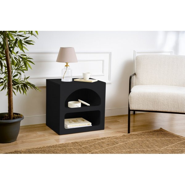 Table de chevet Liva - Noir Table de chevet Liva - Noir