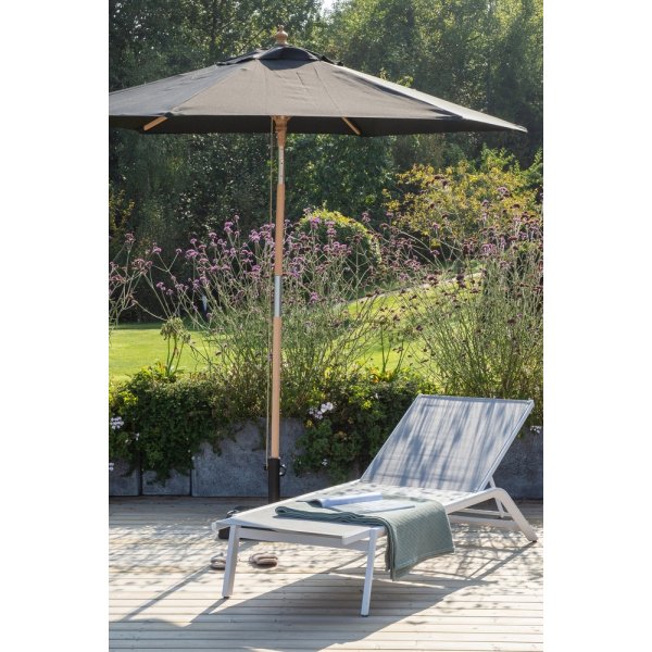 Corypho parasoll - Svart/Natur