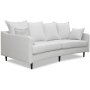 Gotland 3-sits svngd soffa i offwhite tyg