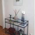 Kundbild Tiffany Inca Avlastningsbord 107 x 38 cm - Svart: Jag är väldigt nöjd med...
