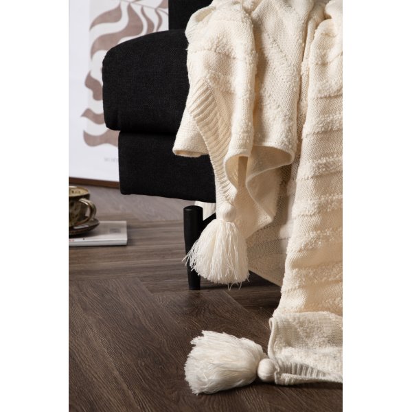 Lo pläd 130x170 cm - Vit Lo pläd 130x170 cm - Vit