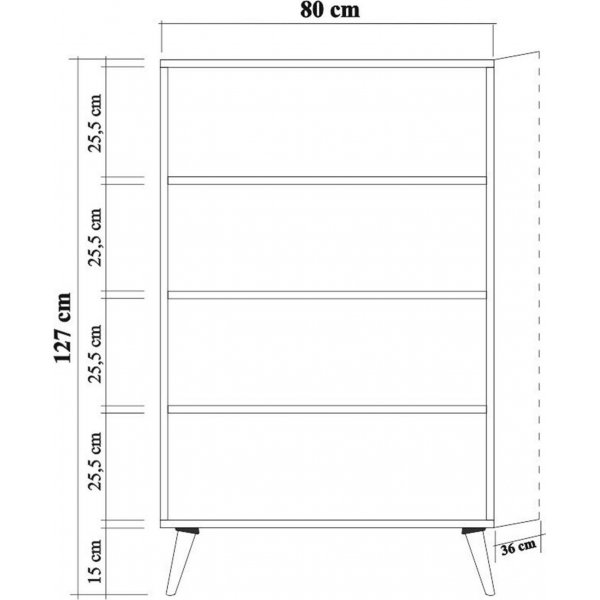 Armoire multibox - Chne Sonoma