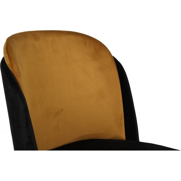 Ensemble de chaises de salle  manger Doris - Jaune/noir