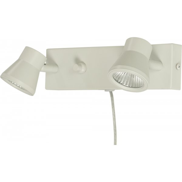 Pluto vägglampa LED - Vit Pluto vägglampa LED - Vit