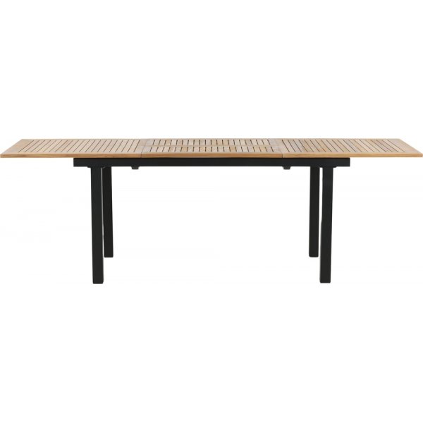 Panama matbord 160 x 90 cm - Svart/Natur