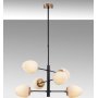Arve taklampa 10195 - Svart/antik/vit