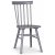 Groupe de restauration Edge; Table  manger en HPL blanc 140x90 cm avec 4 chaises en cannage Orust gris