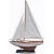 Old Sailor Modellbt Concordia segelbt - vit