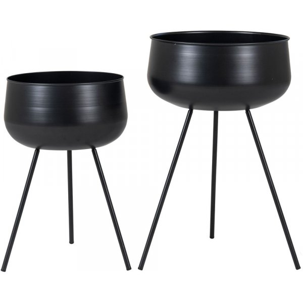 Porte-fleurs Ardola - Noir - 2 pcs Porte-fleurs Ardola - Noir - 2 pcs