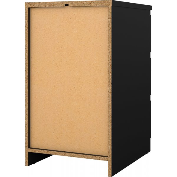 Naia slank dressoir met 3 laden - Zwart Naia slank dressoir met 3 laden - Zwart