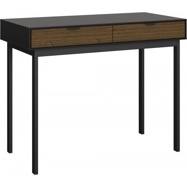 Soma skrivbord 100 x 51 cm - Svart/espresso