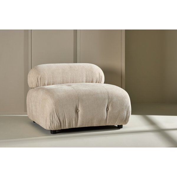 Mika soffmodul - Beige/Krom