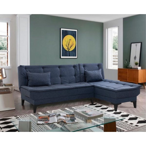 Santo divan slaapbank - marineblauw