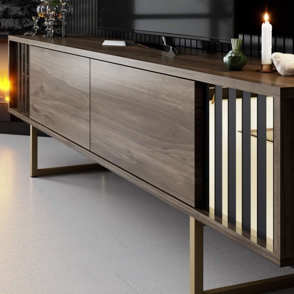 Erki TV-bnk - Valnt/guld