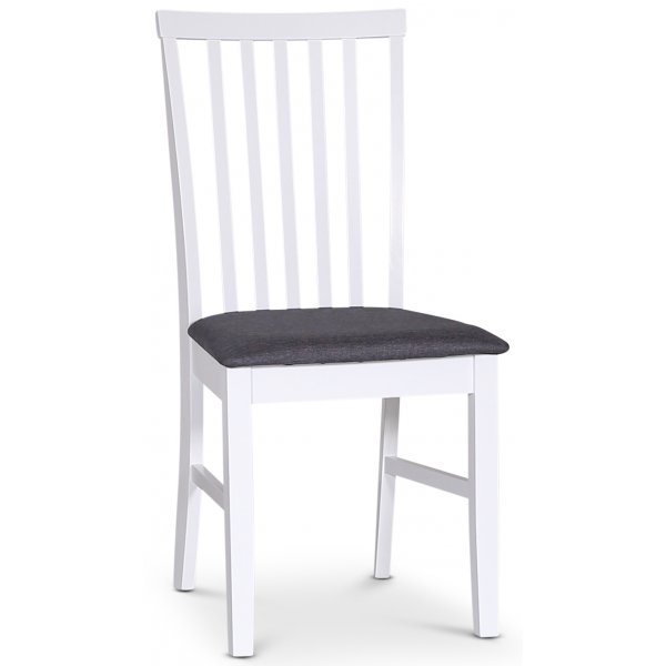 Matgrupp inomhus klaffbord Vit / Grå med fyra stolar - Fårö Matgrupp inomhus klaffbord Vit / Grå med fyra stolar - Fårö